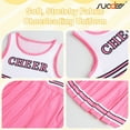 thumbnail image 7 of SUOSDEY Girls Cheerleader Costume Outfit Set,Kids Sleeveless Cheerleading Uniform for Party Birthday Halloween, 7 of 7