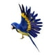 thumbnail image 3 of Juguete de decoración de jardín de estatuil de taxidermia de de loro realista de pájaro artificial Parrot Blue Sunnimix Decoración de pájaro artificial, 3 of 6