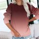 thumbnail image 2 of Gibobby Sudaderas para Mujer Sudadera para mujer linda camisa de otoño con cuello redondo(H,G), 2 of 4