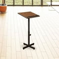 thumbnail image 6 of Oklahoma Sound Portable Presentation Series Adjustable Height Lectern Stand 16 Inch x 20 Inch Reading Surface with Book and Paper Stop, Medium Oak, 6 of 6
