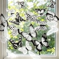 CCOCC 72 Pcs 3D Butterfly Wall Stickers,Waterproof Pvc,Black&White ...
