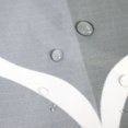 thumbnail image 3 of Jinsinto Shower Curtain, Washable, Waterproof, Polyester with 12 Rings (Grey, 180 x 180 cm), 3 of 5