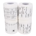 thumbnail image 2 of 4 Rolls Chemical Physics Formula Printed Toilet Tissue Funny Toilet Tissue, 2 of 9
