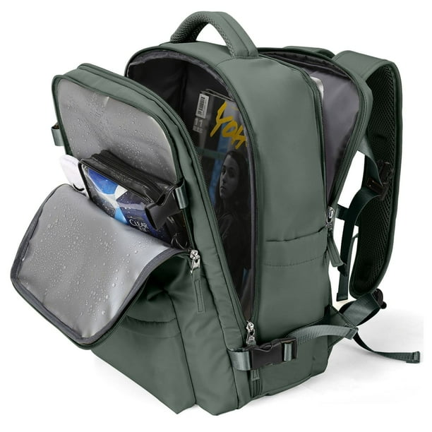 Mochila de viaje WONHOX 40L impermeable para mujeres y hombres