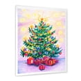 thumbnail image 2 of Designart Beautiful Christmas Tree Art Traditional Framed Wall Art, 2 of 4