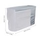thumbnail image 2 of EXHUMKY Protector Antihumedad Y Resistente Al Viento Para Unidad Exterior De Aire Acondicionado Color Plata, 2 of 8