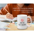 thumbnail image 3 of Pan Dulce Coffee Mug - Don't Be Self Conchas - Mexican Breakfast Food Lover Kitchen Cookie Calories Tortilla Mexicanas 15oz White, 3 of 7
