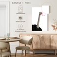 thumbnail image 4 of Elephant Stock Ostrich Bubble Gum Wall Art - Vertical Canvas Wall Art - Living Room Wall Decor - Animal Canvas - Black And Gray Decor - 26" x 39", 4 of 4