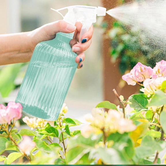 Outoloxit 500ml High Pressure Watering Spray Bottle with 2 Spray Modes and 360 Degree Rotating Nozzle, Portable Gardening Sprayer for Plants and Cleaning