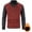 Wine, variant on Men's V Neck Knit Sweater Vest Long Sleeve Layered Look Casual Office Pullover