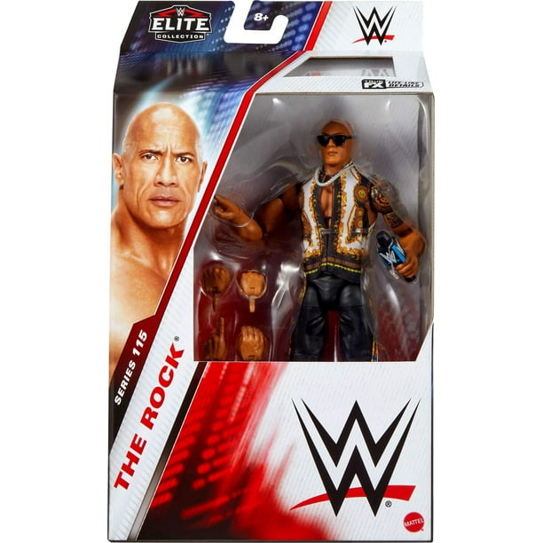 WWE Elite The Rock Action Figure, Series #115 6-inch