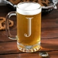 thumbnail image 7 of Etched Monogram 16oz Glass Beer Mug (Letter J), A-Z Customized Beer Gifts for Men, Personalized Beer Glasses, Custom Engraved Birthday Gifts for Him, Initial, Name, Husband Dad, Regalos Personalizados, 7 of 7