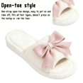 thumbnail image 5 of CHICVOMEY House Slippers for women Plush Memory Foam Indoor Shoes with Bow Cute Fuzzy House shoes, 5 of 8