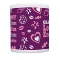 thumbnail image 3 of ThisWear Mother's Day Gift for Grammy's Love is Endless Funny 11 ounce Coffee Mug Purple, 3 of 5