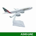 thumbnail image 1 of 6Inch 15CM A380 A350 A330 A320 Concorde Diecast Airplane Model For Gift Collection,A340 UAE, 1 of 7