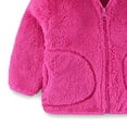 thumbnail image 6 of Zshosam Baby Girl Coat Kids Lightweight Polar Fleece Jackets Boys Girls Soft Full-Zip Outwear Size 3T 4T,(Hot Pink 3-4 Years), 6 of 6