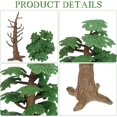 thumbnail image 2 of Toyvian Mini Diorama Trees Model: Fake Cypress for DIY Train Landscape Scenery Railways Decor, 2 of 8