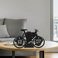 thumbnail image 4 of BEADCEST 1Pack Retro Table Clock Metal Bicycle Shape Mechanical Flip for Desktop Use, 4 of 4