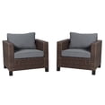 Better Homes & Gardens Brookbury Outdoor Club Chair 2 Pack Gray