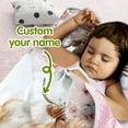 thumbnail image 2 of AOLOA Custom Toddler Nap Mat for Preschool, Personalized Name Highland Cow Design Kids Sleeping Bag for Daycare, Roll Up Sleeping Mat with Removable Pillow and Soft Dot Minky Blanke for Girls Camping, 2 of 8
