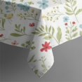 thumbnail image 5 of Pioneer Flower Floral Print Pattern Square Tablecloth, Waterproof Wipeable Spillproof Washable Table Cover for Home Kitchen Party Decor, 60"x60", 5 of 6