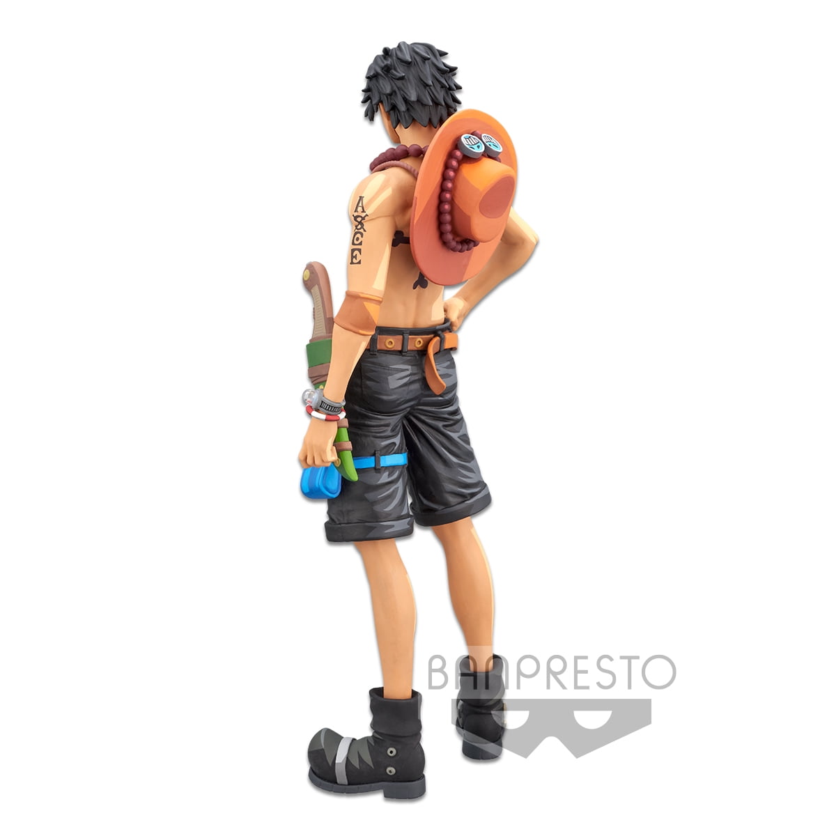 14.5" One Piece Grandista Portgas D Ace Manga Dimensions Figure