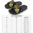 thumbnail image 2 of GZHJMY Stylish Slides for Women Men, Tropical Style Palm Leaves Soft Flexible Slip-on Sandals Slippers, 2 of 7