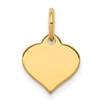 thumbnail image 2 of Charme Disque Cœur en Or Rose 14K, 2 of 3