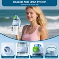 thumbnail image 4 of 27 oz Sports Water Bottle with Straw and Spout Lid, Leakproof BPA Free Toxic Free Plastic Sports Bottle for Gym, Hiking, School, Travel,Multiple Occasions, 4 of 7
