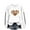 White-734, variant on Riecok Women's Crew Neck Sweatshirt Long Sleeve Oversized Fall Loose Soft All-Match Fashion Holiday Lounge Outfit Casual Graphic Pullover Comfy Beige L