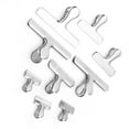 thumbnail image 4 of Airtight Seals for Storage Bags - Multi-Use Clamp for Freshness 9-Piece Stainless Steel Food Clip Set, 4 of 8