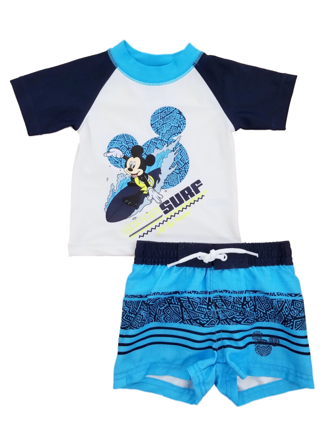 NEW Old Navy Boys 1218 1824 MONTHS Mickey Mouse Rash Guard Swim Shirt 223918 Boys' Clothing