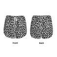 thumbnail image 6 of Goofa Similar To Leopard Print Printed Women 2 in 1 Running Shorts,Quick Dry Athletic Workout Shorts,High Waisted Athletic Shorts with Liner Pockets-Small, 6 of 9