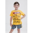thumbnail image 3 of Conjunto de ropa Hot Wheels: camiseta y pantalones cortos de malla para niños 2T, 3 of 8