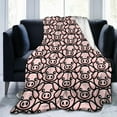 thumbnail image 2 of Pig Blanket for Boys Girls, Cute Pig Themed Design Printed Throw Blankets for Kids Lap, Chair Sofa, Warm Soft Cozy Blanket, 40"x 50", 2 of 6
