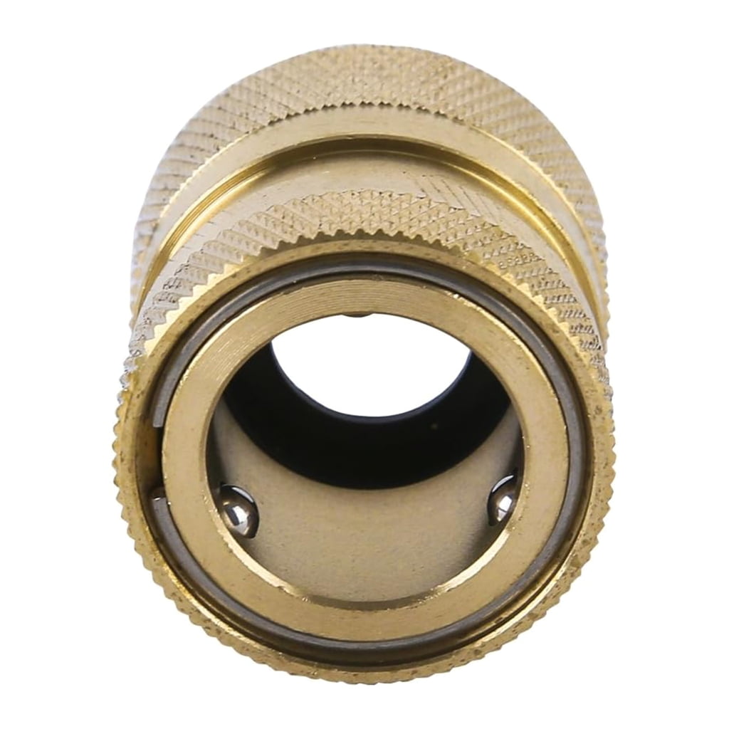 JZROCKER Garden Hose Quick Connector Fittings 3/4" GHT Adapters 3 Female Coupler 6 Male