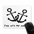 thumbnail image 2 of POP Mousepad Non Slip Rubber You are My Anchor Unique Gaming Mouse Pad 9x10 inch, 2 of 2