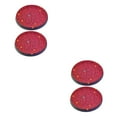 thumbnail image 4 of yingyy Pack of 2 PVC Plastic Automobile Cup Holder Mat Portable Waterproof Washable Anti-slip Rhinestone Pad Accessories Red 2Set, 4 of 6