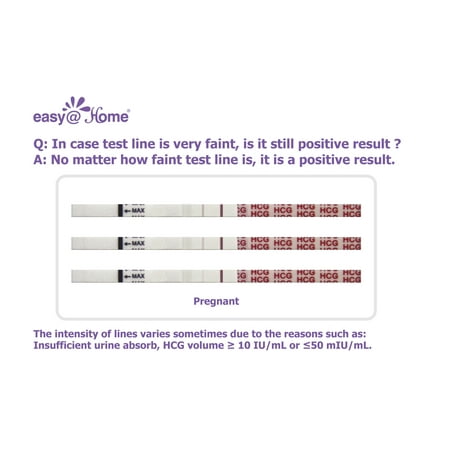 Easy@Home 25 Ovulation Tests (LH tests) and 25 Pregnancy Test (HCG tests) Combo Urine Test Strips Kit - the reliable Ovulation Predictor Kits, 25 LH + 25 HCG Tests