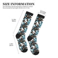 thumbnail image 4 of Pofeuu Lilies Flowers Print Compression Socks for Women & Men Circulation - Best Support for Nurses,Running,Athletic,Sports, 4 of 7