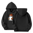 thumbnail image 3 of Abcomgle Girls Halloween Hoodie 10-12 Ghost Pumpkin Bat Printed Sweatshirts with Hooded Preppy Long Sleeve Girls Pullover Top with Pocket Winter Shirt for Teen Girls,3-4 Years, 3 of 3