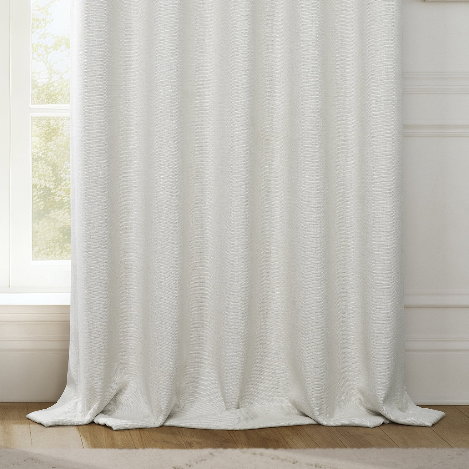 Half Price Drapes Birch Taupe Faux Linen Room Darkening Curtains For Bedroom and Living Room Curtains (1 Panel), Birch, 50W X 120L