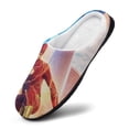 thumbnail image 3 of Men The Flash Slippers Non-Slip Fuzzy House Slippers Warm Soft Plush Winter House Shoes Indoor Outdoor Slip-On Shoes, 3 of 7