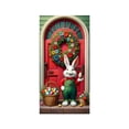 thumbnail image 1 of E Spring Festival Door Curtain Hanging Decor With Bunny And Egg Pattern Polyester Fabric For Holiday Party Background 70.87 Inches High, 1 of 7