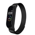 thumbnail image 2 of Adecuado para Mi Band 4 Correa Mi 3 Correa de muñeca de metal Correa de malla milanesa magnética de acero inoxidable de repuesto, 2 of 4
