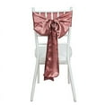thumbnail image 3 of BalsaCircle 5 New Satin Chair Sashes Bows Ties Cinnamon Rose, 3 of 8