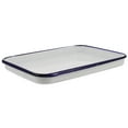 thumbnail image 1 of CRAFTHROU 1Pcs Rectangular Enamel Baking Pan Nonstick and Easy to Clean for Baking Casserole Dishes in Kitchen, 1 of 8