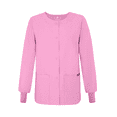 thumbnail image 2 of Adar Universal Women's Scrub Set - Warm-Up Scrub Jacket and Elastic Pull-On Pants, 2 of 5