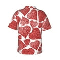 thumbnail image 3 of Disketp Hawaiian Shirts For Men,Hearts Print Mens Casual Short Sleeve Button Down Shirts Beach Shirt, 3 of 8