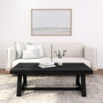 thumbnail image 2 of Plank+Beam Farmhouse Coffee Table, 54" Solid Wood Tables for Living Room, Rectangular Center Table, 2 of 11